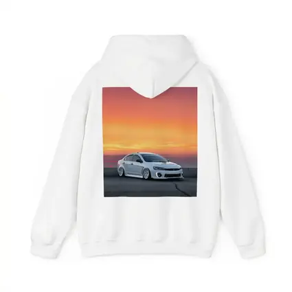 Mitsubishi Lancer Evo Slammed Sunset Sky