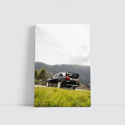 Mitsubishi Lancer Evo Black Mountain Road