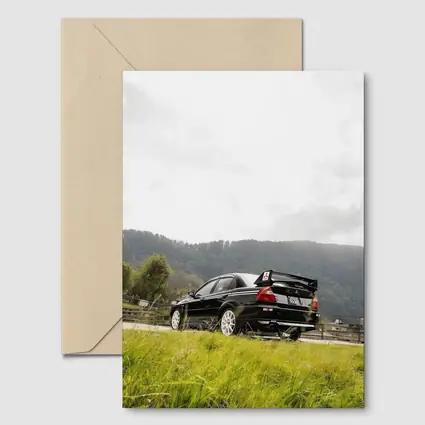 Mitsubishi Lancer Evo Black Mountain Road