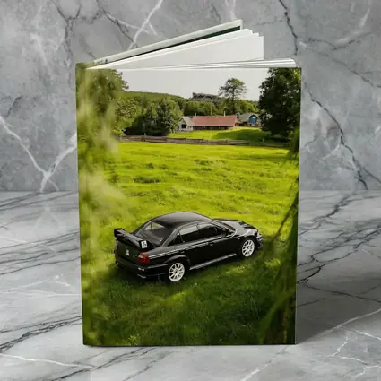 Mitsubishi Lancer Evolution Black Rural Countryside