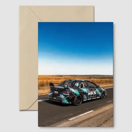 Mitsubishi Lancer Evolution HKS Race Wrap Road
