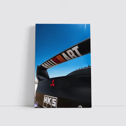 Mitsubishi Lancer Ralliart Spoiler Blue Sky