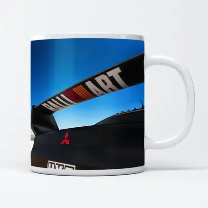 Mitsubishi Lancer Ralliart Spoiler Blue Sky