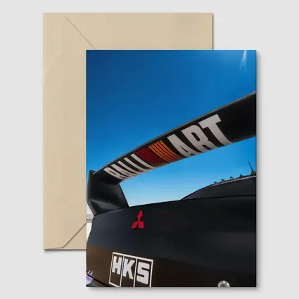 Mitsubishi Lancer Ralliart Spoiler Blue Sky
