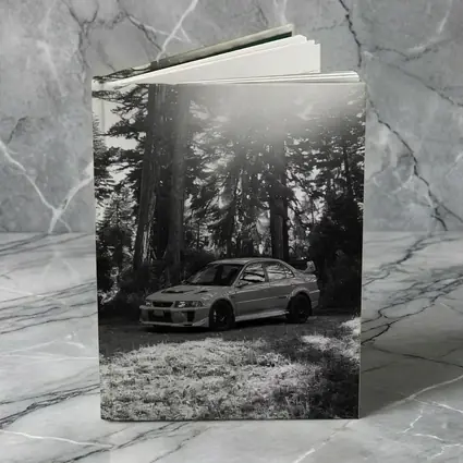 Mitsubishi Lancer Evo Black White Forest