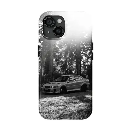 Mitsubishi Lancer Evo Black White Forest