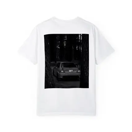 Mitsubishi Lancer Dark Forest Black White