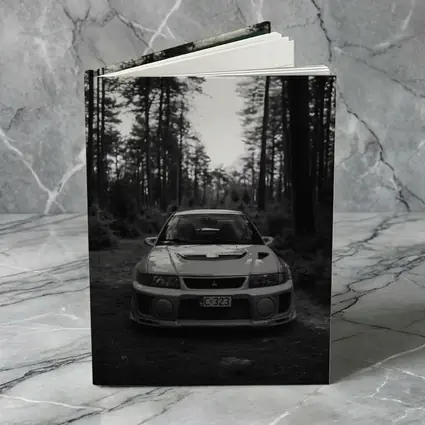 Mitsubishi Lancer Evolution Forest Black White
