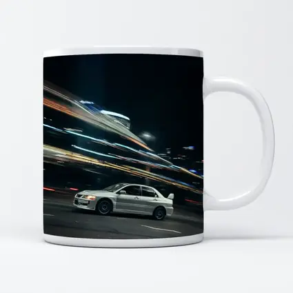 Mitsubishi Lancer Evo Night City Streets