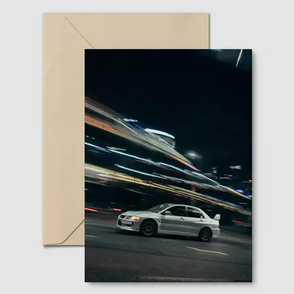 Mitsubishi Lancer Evo Night City Streets
