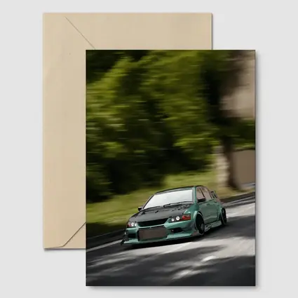 Mitsubishi Lancer Evolution Street Racing Art