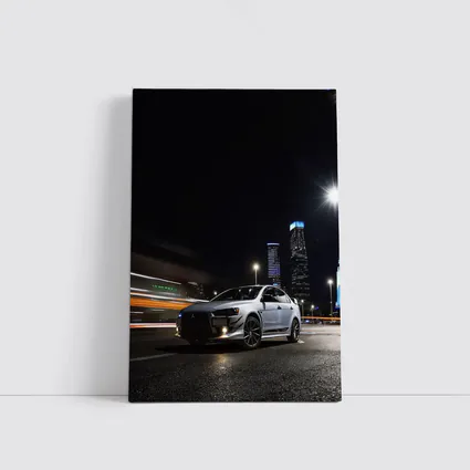 Mitsubishi Lancer Evolution Night City Streets