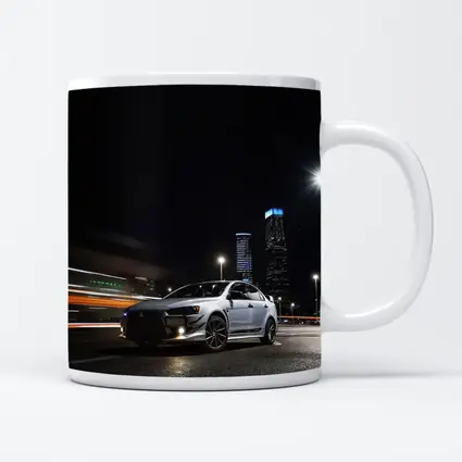 Mitsubishi Lancer Evolution Night City Streets
