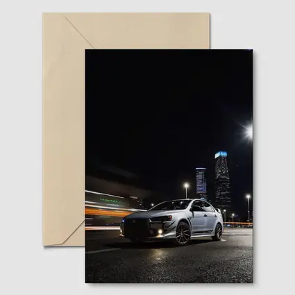 Mitsubishi Lancer Evolution Night City Streets