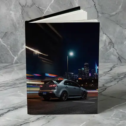 Mitsubishi Lancer Evolution City Night Drive