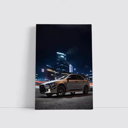 Mitsubishi Lancer Evolution Night City Street
