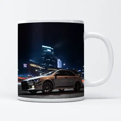 Mitsubishi Lancer Evolution Night City Street