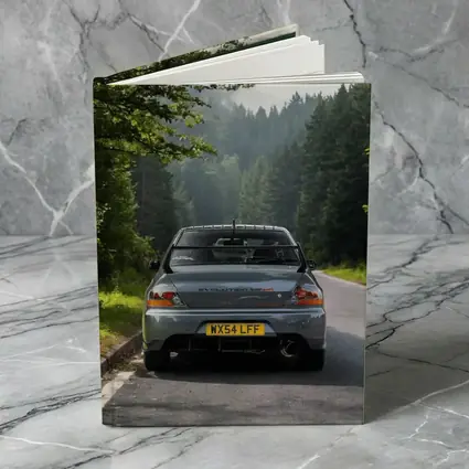 Mitsubishi Lancer Evolution Forest Road Rear