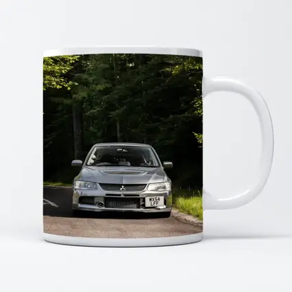 Mitsubishi Lancer Evolution Forest Road Front