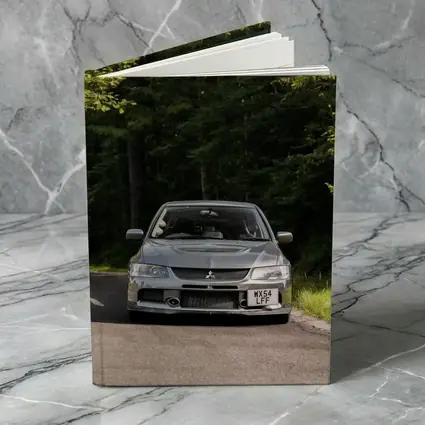 Mitsubishi Lancer Evolution Forest Road Front