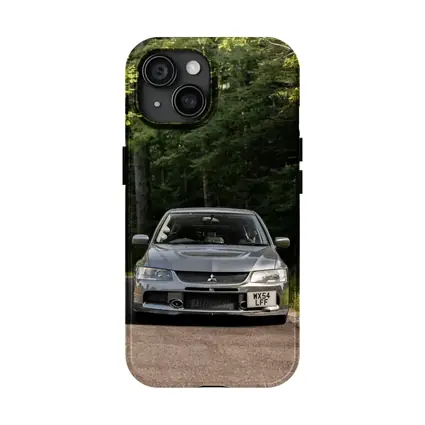 Mitsubishi Lancer Evolution Forest Road Front