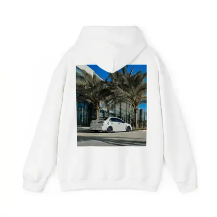 Mitsubishi Lancer Stance White Palm Tree City