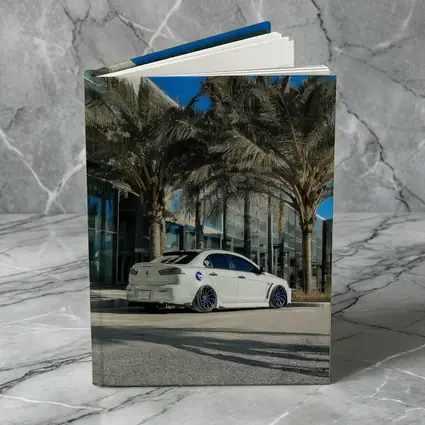 Mitsubishi Lancer Stance White Palm Tree City
