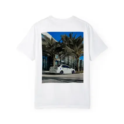 Mitsubishi Lancer Stance White Palm Tree City