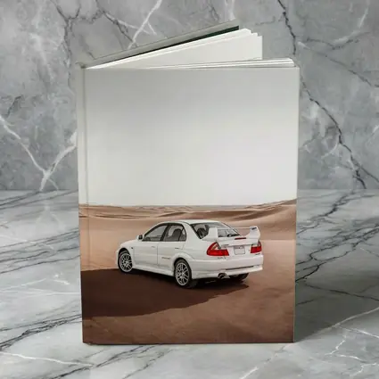 Mitsubishi Lancer Evolution White Desert Dunes