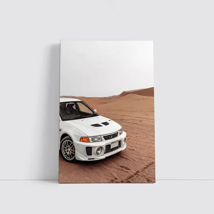 Mitsubishi Lancer Evolution Desert Sand Dunes