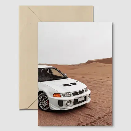 Mitsubishi Lancer Evolution Desert Sand Dunes