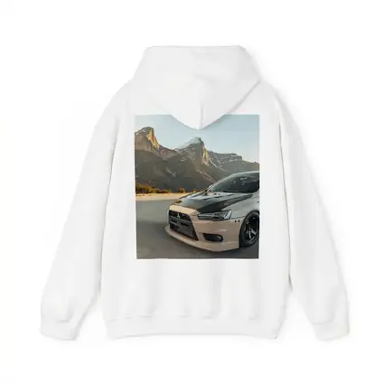 Mitsubishi Lancer Evolution Mountain Road Scene
