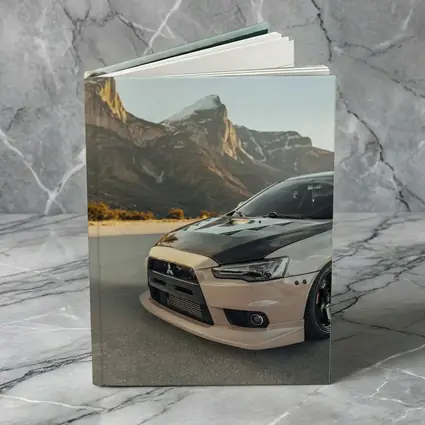 Mitsubishi Lancer Evolution Mountain Road Scene