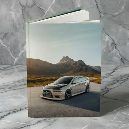 Mitsubishi Lancer Evo Mountain Road Sunset