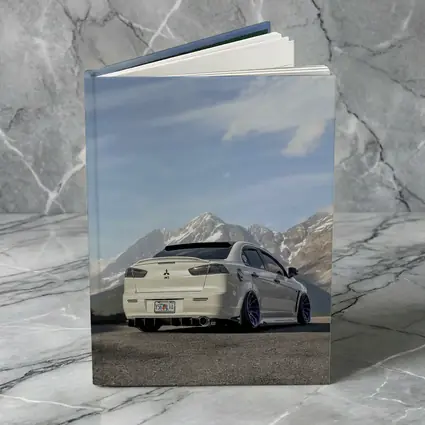 Mitsubishi Lancer Evolution White Mountain Road