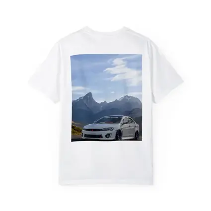 Mitsubishi Lancer Evolution Mountain Road Scene