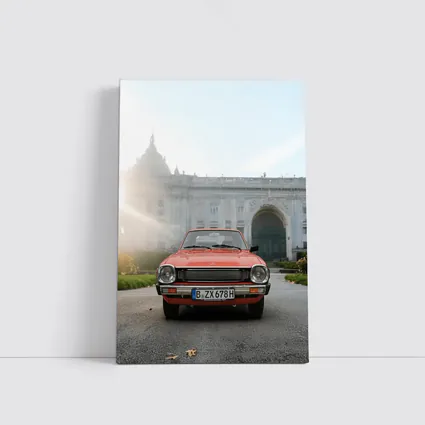 Mitsubishi Lancer Red Classic Car European Palace