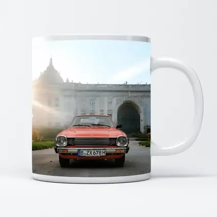 Mitsubishi Lancer Red Classic Car European Palace