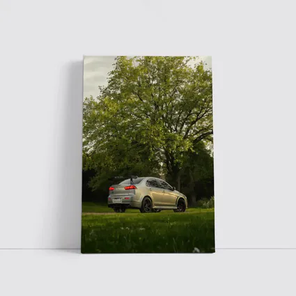 Mitsubishi Lancer Evolution Silver Park Setting