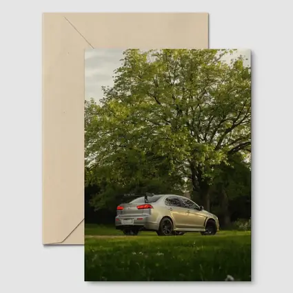 Mitsubishi Lancer Evolution Silver Park Setting
