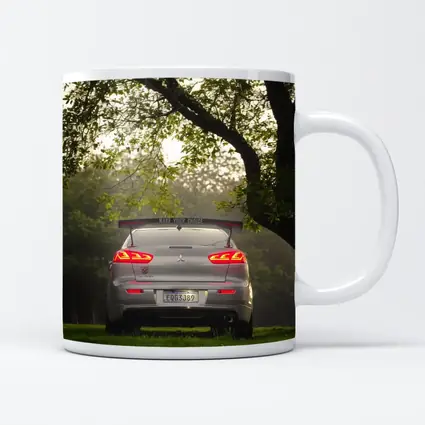 Mitsubishi Lancer Rear View Misty Park