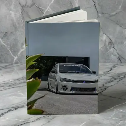 Mitsubishi Lancer Widebody Stance Parking Lot