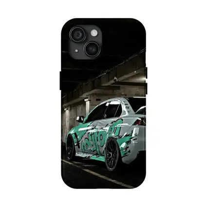 Mitsubishi Lancer Graffiti Wrap Underground Parking