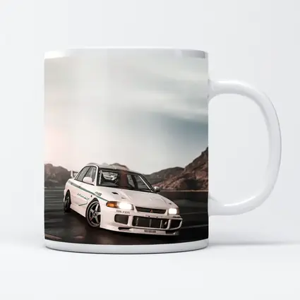 Mitsubishi Lancer Evolution White Mountain Road