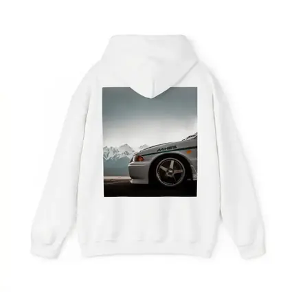 Mitsubishi Lancer Evolution Mountains Gray Sky