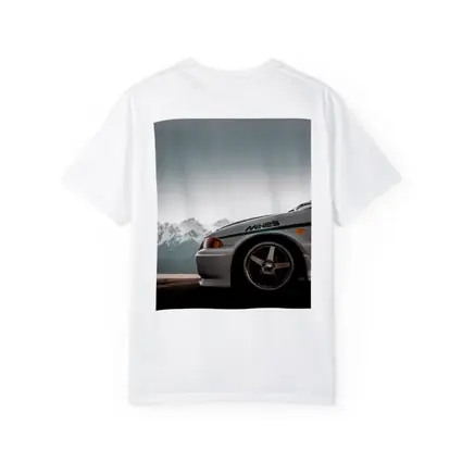 Mitsubishi Lancer Evolution Mountains Gray Sky