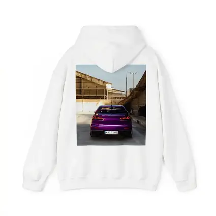 Mitsubishi Lancer Purple Rear Urban Garage