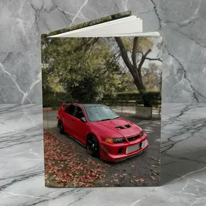 Mitsubishi Lancer Evolution Red Park Setting