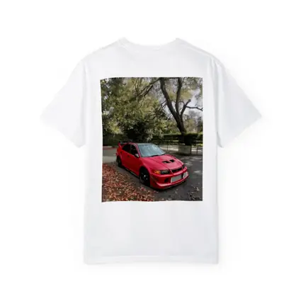 Mitsubishi Lancer Evolution Red Park Setting