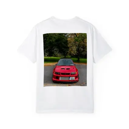 Red Mitsubishi Lancer Evo Park Setting